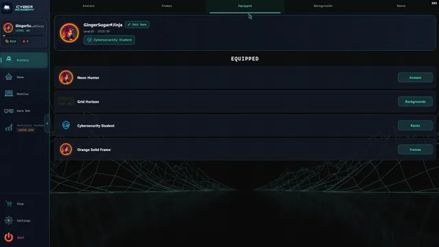 Operator identity and equipped cosmetics