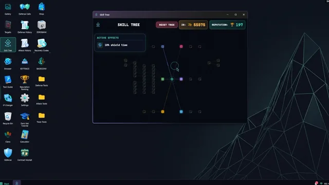 The branching skill tree
