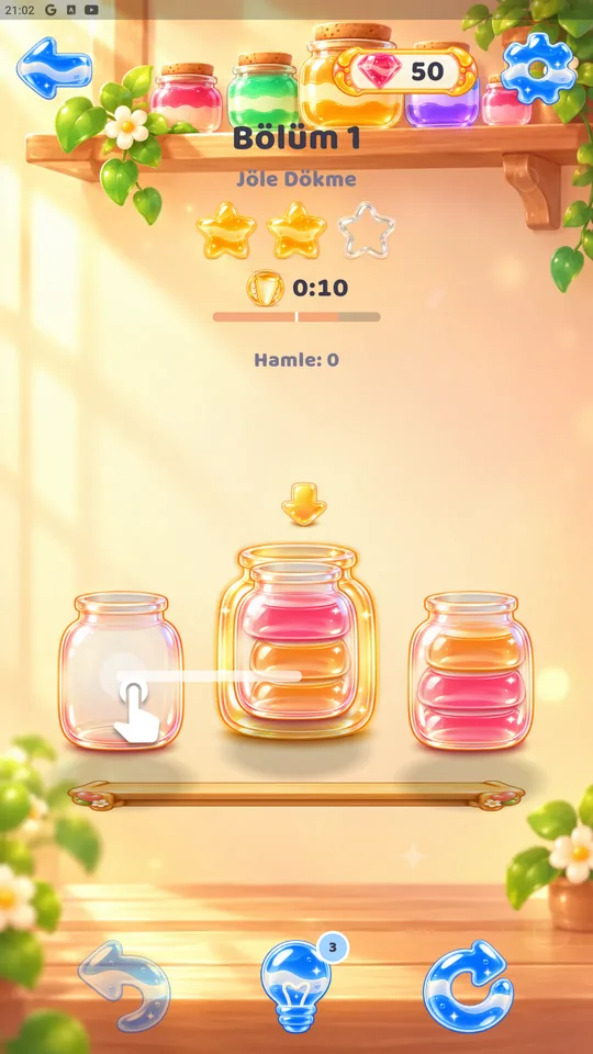 Picking up a jar