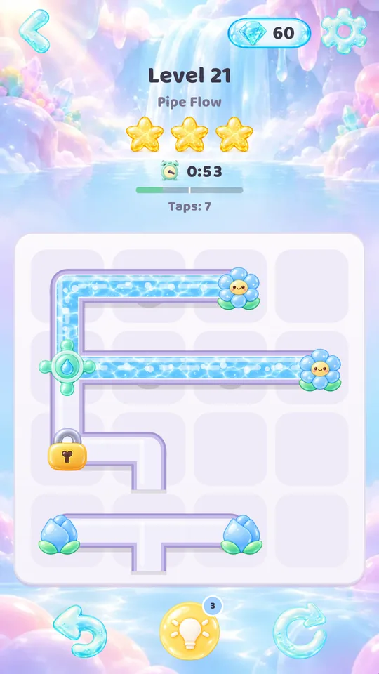 A level in progress