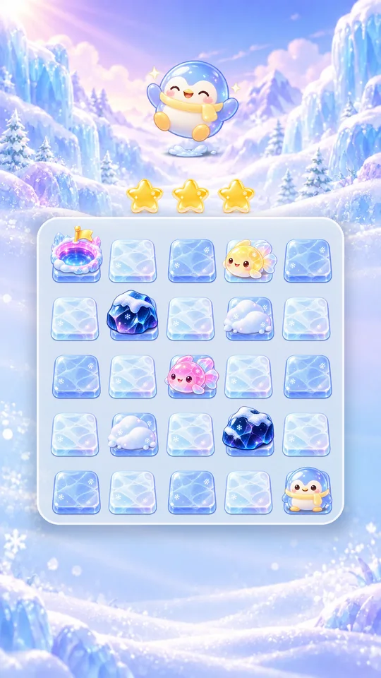 Snow piles and fish