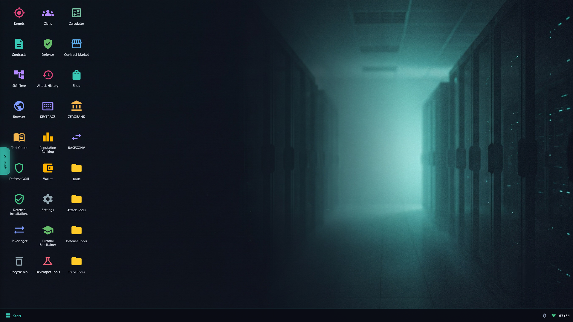 The Dark Net desktop